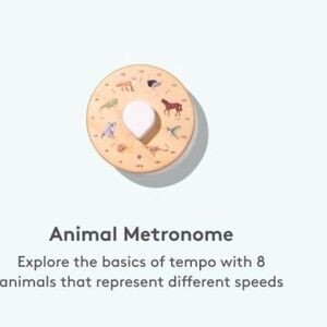 Lovevery Animal Metronome Montessori Wooden Musical BPM Toy